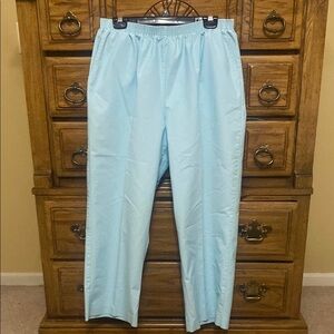 Alfred Dunner Lightweight Pants Aqua Women’s Size 16